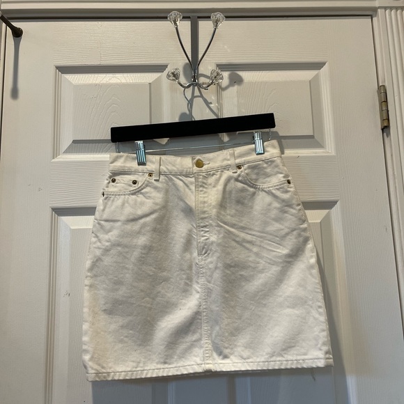 &Other Stories White Denim Skirt - Picture 2 of 7